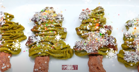 Edible Christmas Tree Cookies