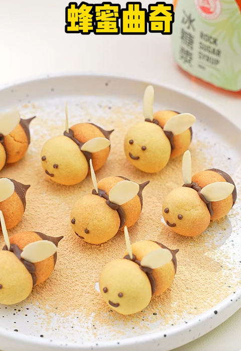 🐝 Sweet & Adorable: How to Make Honeybee Cookies! 🍪✨