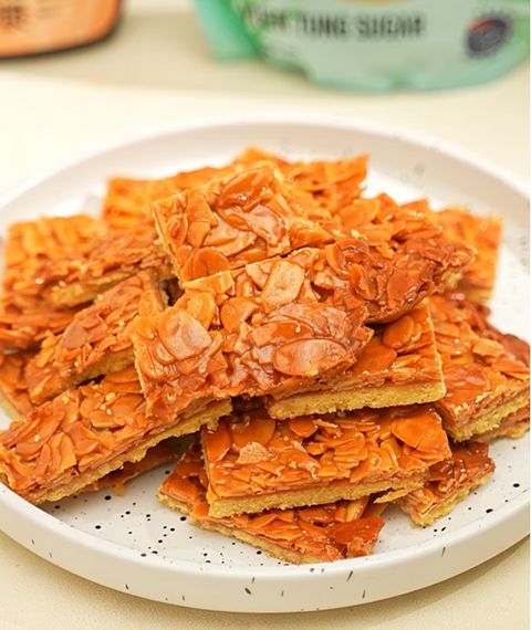 Caramel Almond Crisp